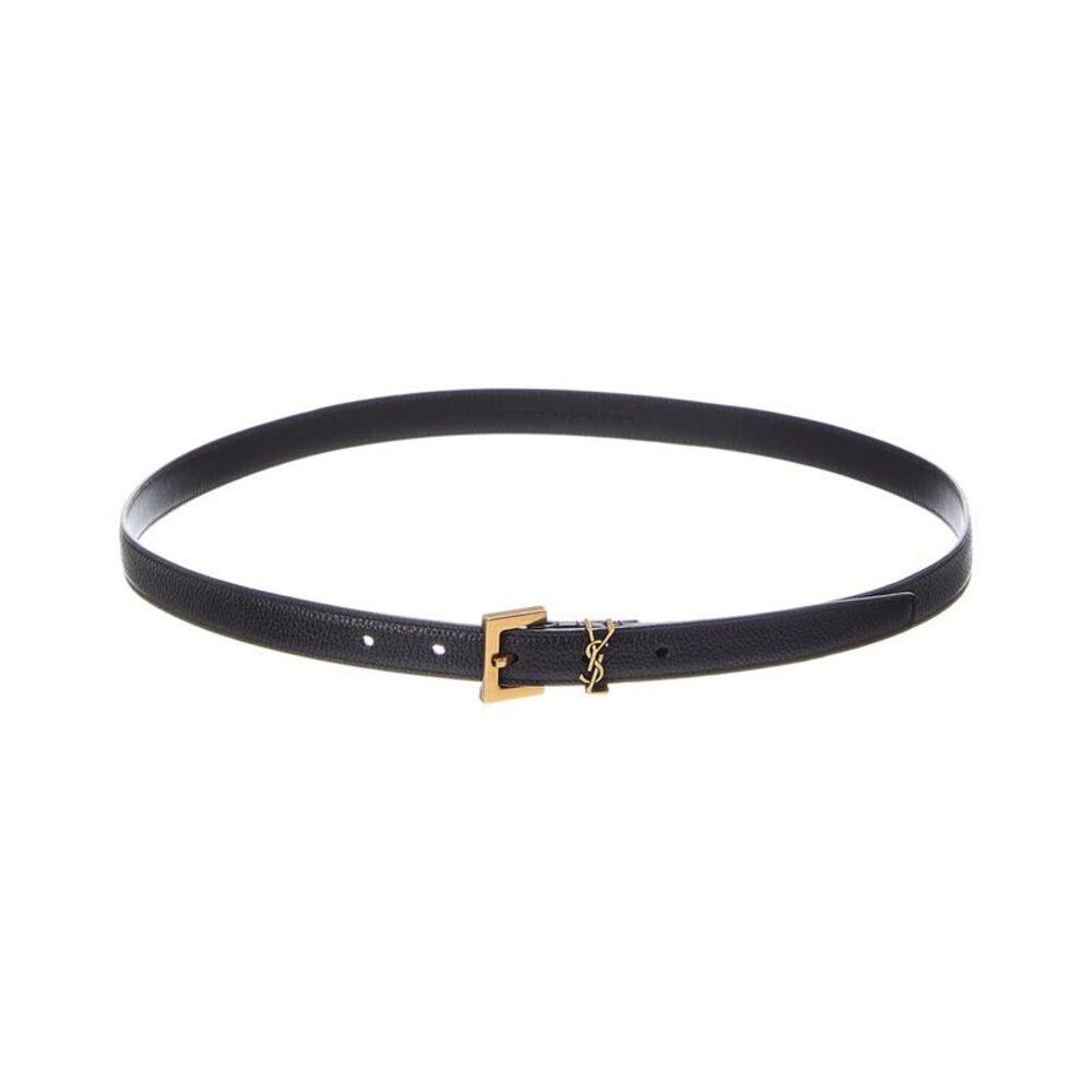 Saint Laurent Cintura Leather Belt